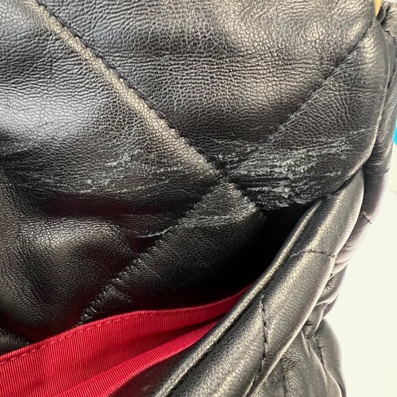 Chanel Black Shiny Lambskin Chanel 19 Flap Bag - Picture 8 of 9